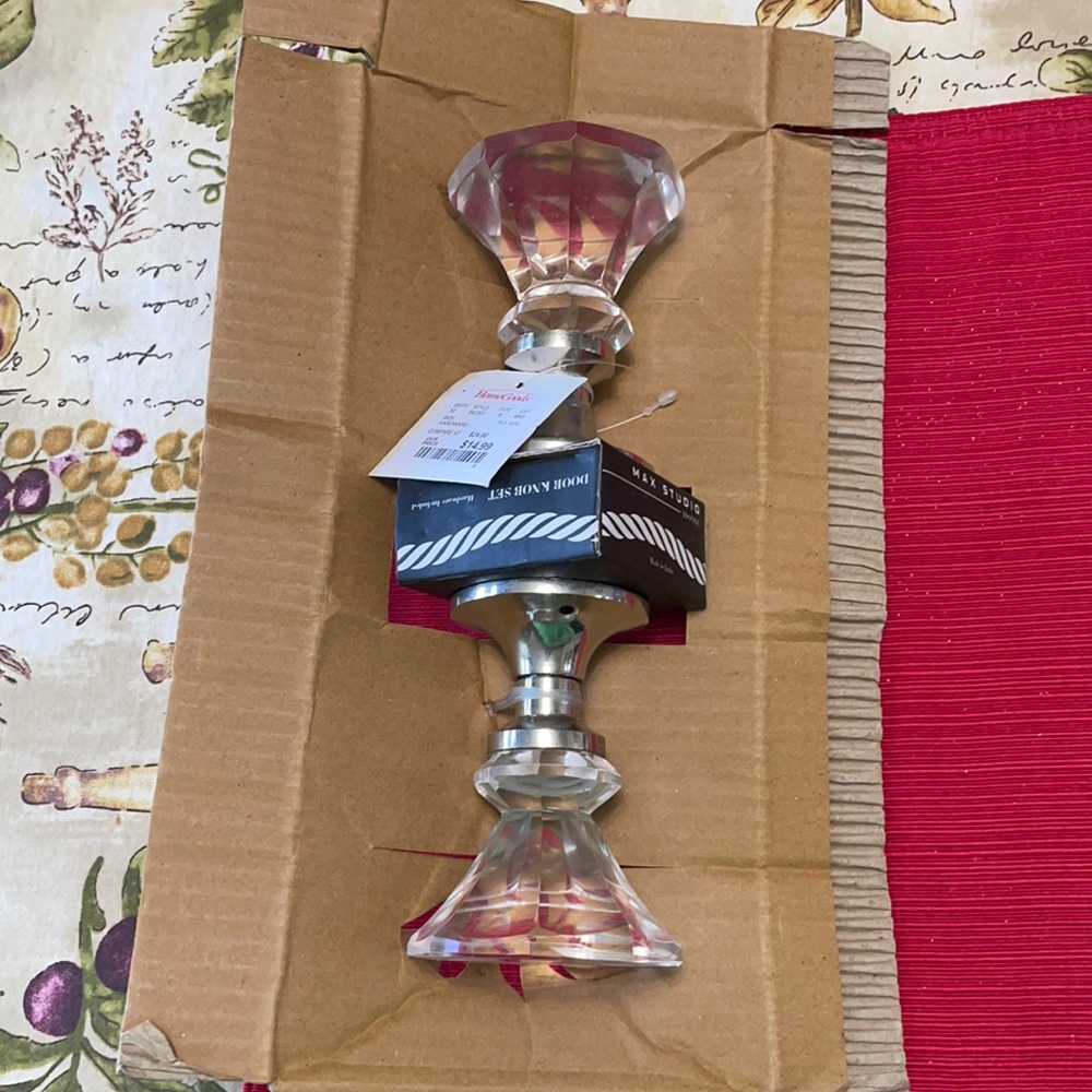 Max Studio Home glass door knobs New set of decorative knobs for  home